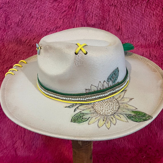 Same Hat- Your choice of style with Yellow Sunflowers🌻💖