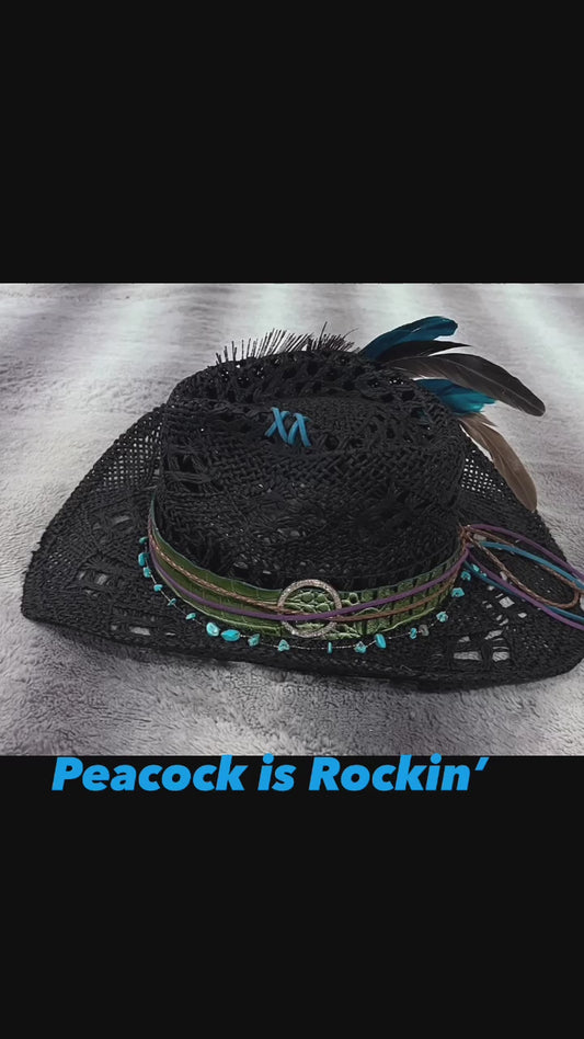 Peacock hat